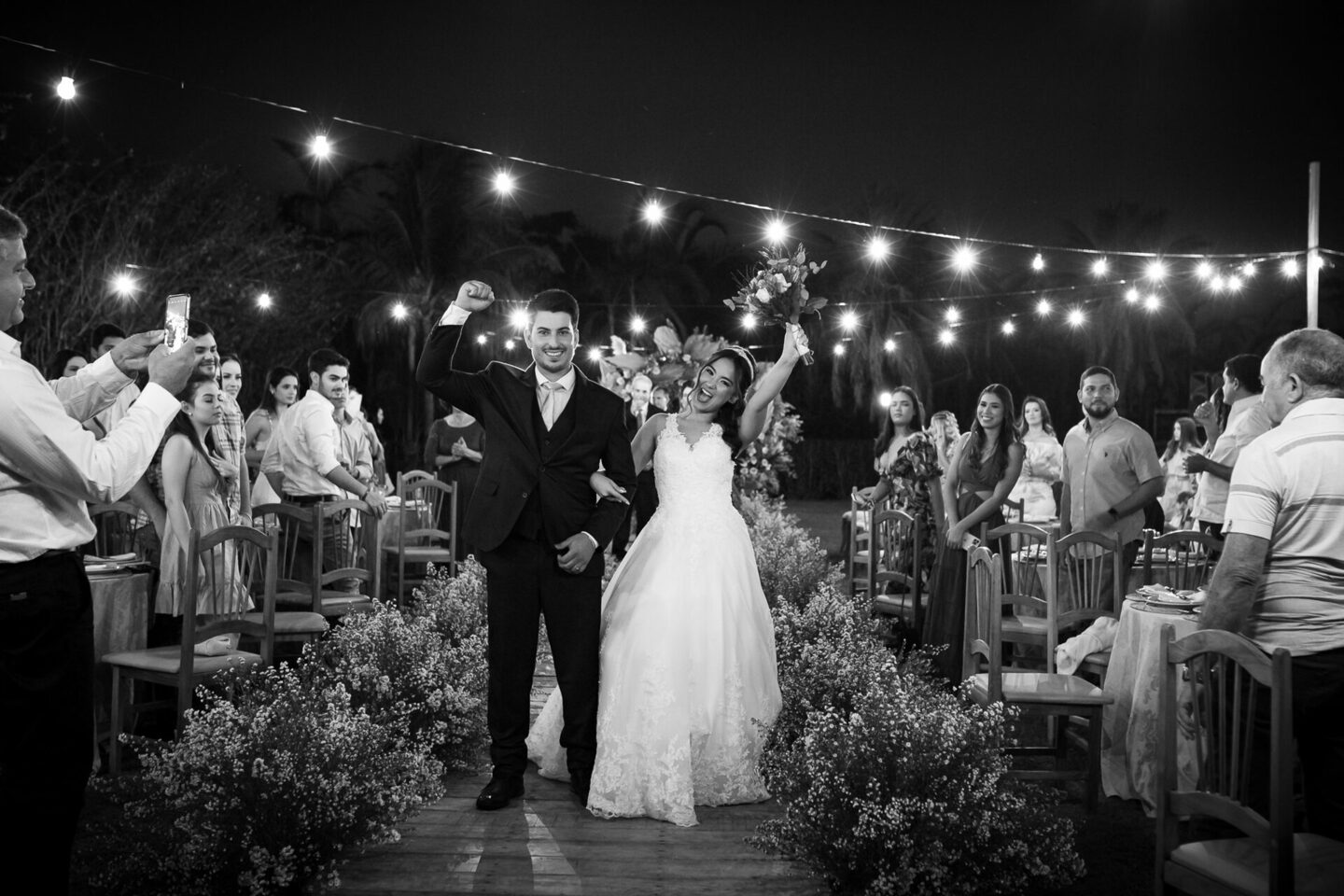 Casamento ao ar livre, Erika e Victor